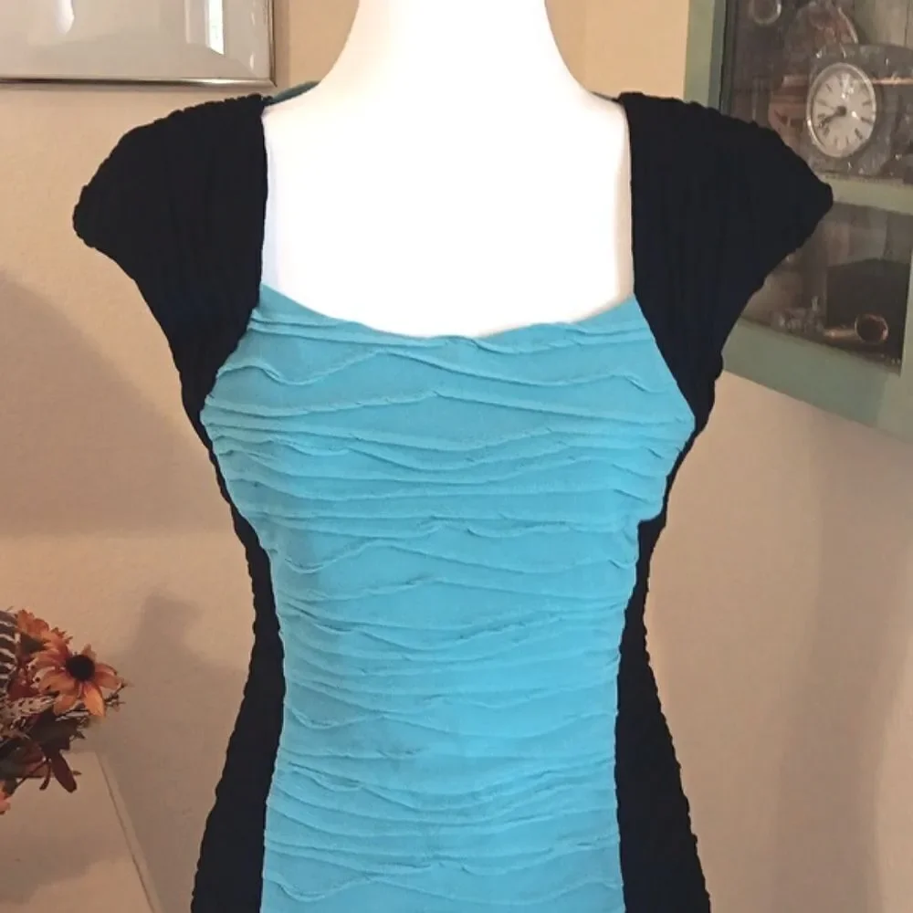 roz & ali Colorblock Dress
